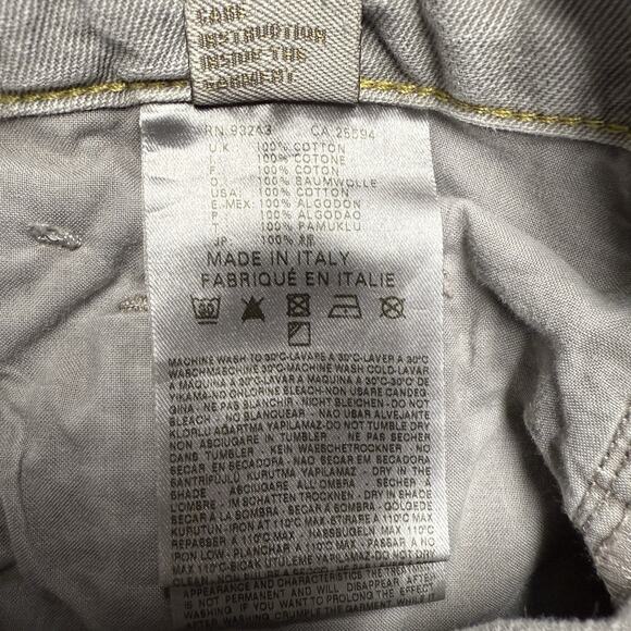 Diesel Fayza Relaxed Boyfriend Low Waist Jeans Womens 30* (tag 26) Gray Thrashed - Picture 4 of 14